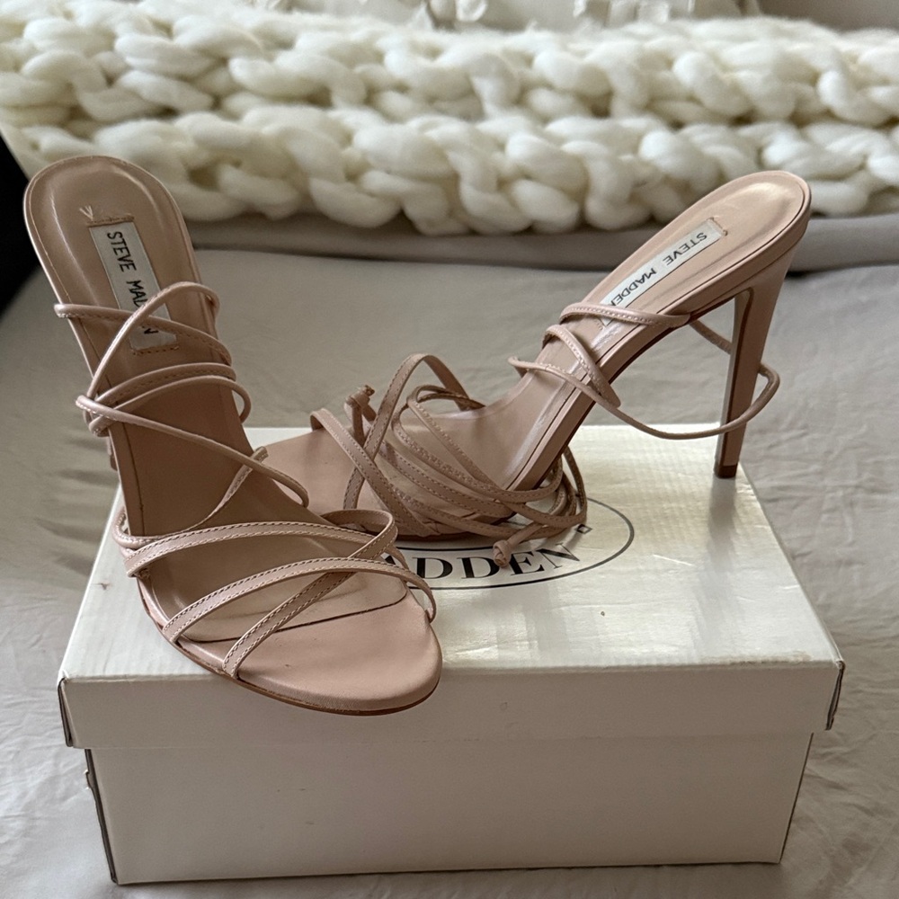 Steve Madden Blush Strappy Heels